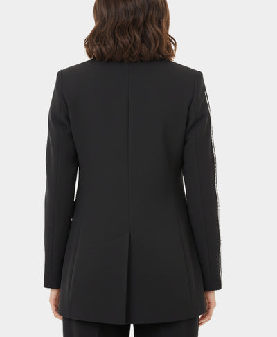 Long Blazer w/ Rhinestone Sleeves image 3
