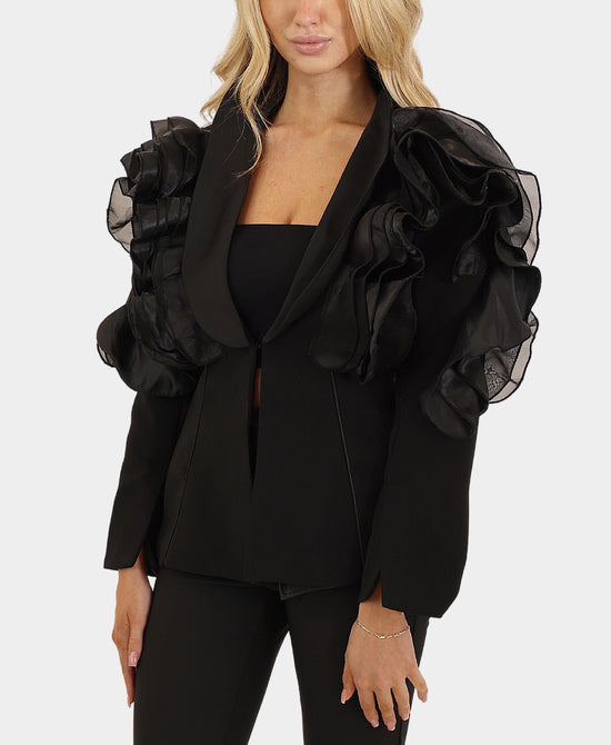 Blazer w/ Ruffles view 