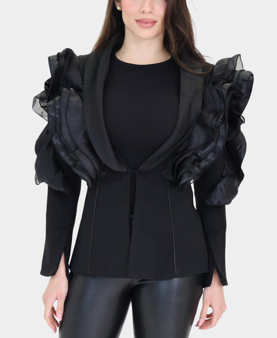 Blazer w/ Ruffles image 1