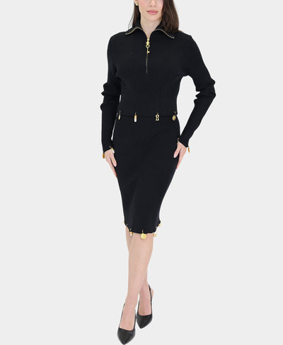 Ribbed Top & Skirt w/ Charms - 2 Pc Set image 1