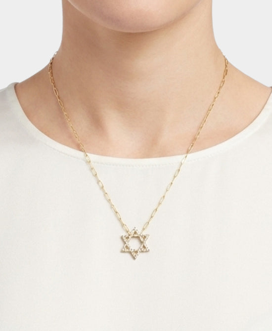 
Star Of David Pendant Necklace in GOLD view 1