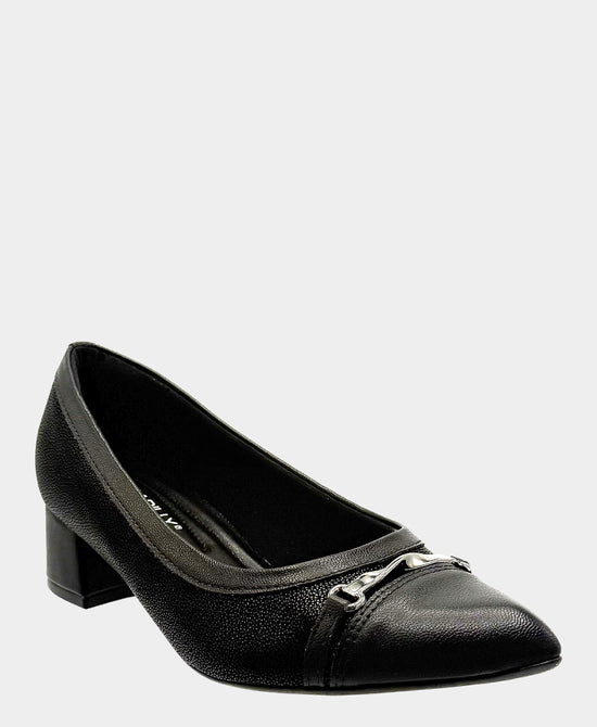 
Pump w/ Silver Hardware in BLACK view 1