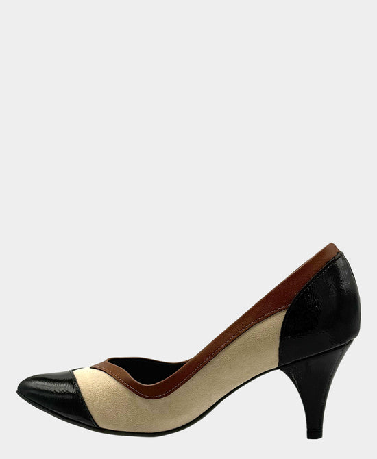 
Mixed Media Color Block Pump in MULTI view 2