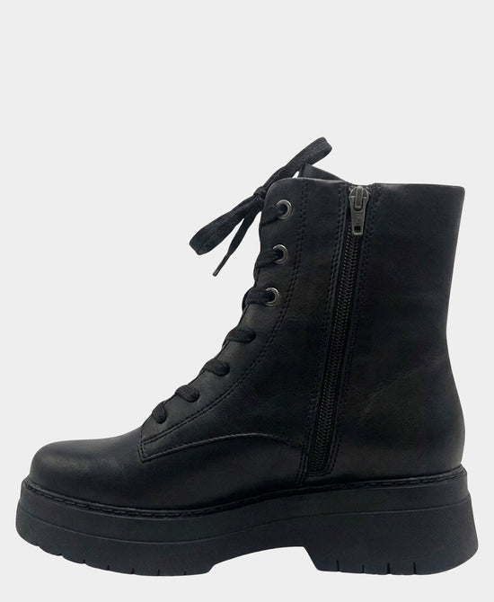 
Platform Combat Boot in BLACK view 2