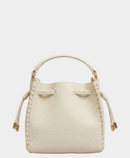 
Whipstitch Square Bucket Bag in IVORY view 2