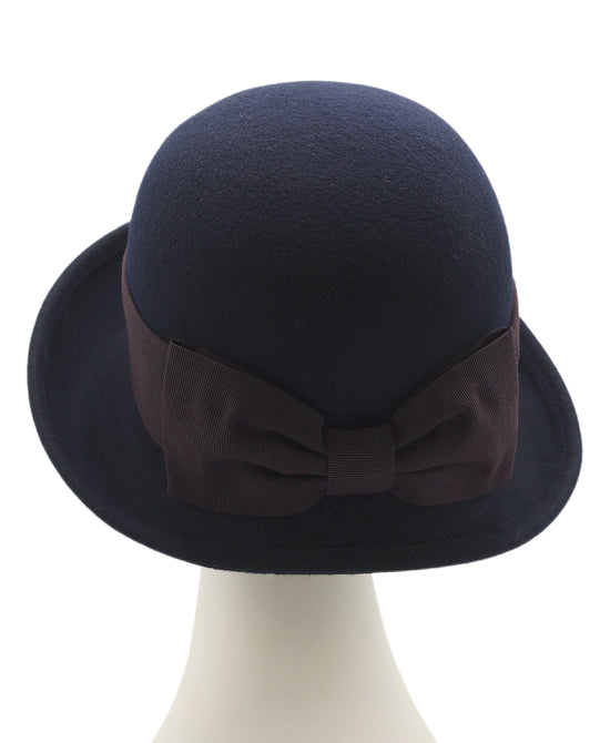 Wool Medium Brimmed Hat w/ Bow view 2