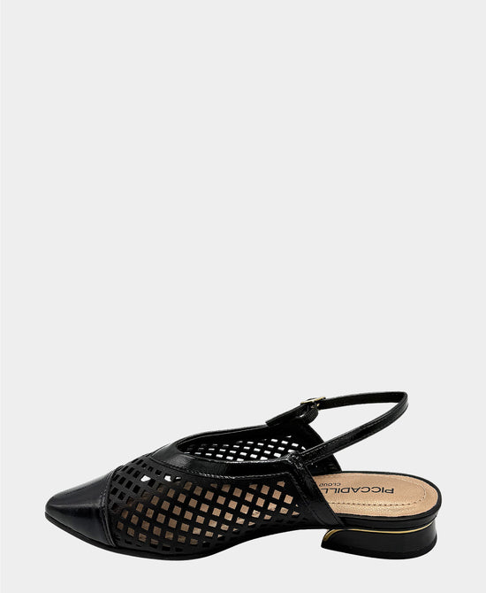 Leather Woven Slingback Sandal view 2