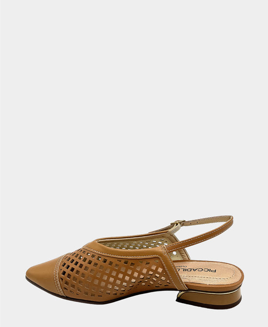 Leather Woven Slingback Sandal view 2