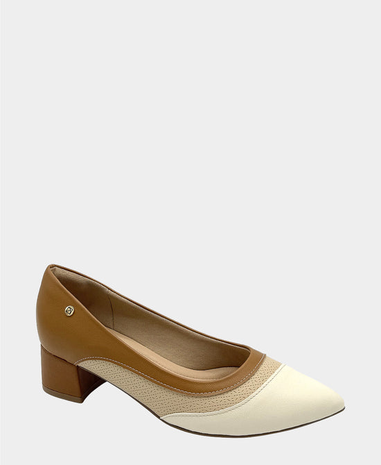 Leather Color Block Pump view 1