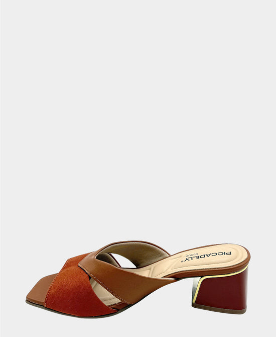 Leather Heeled Sandal view 2