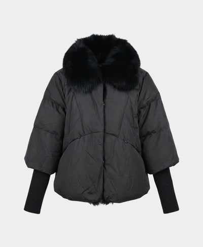 Jacket w/ Fox Fur Trim image 3