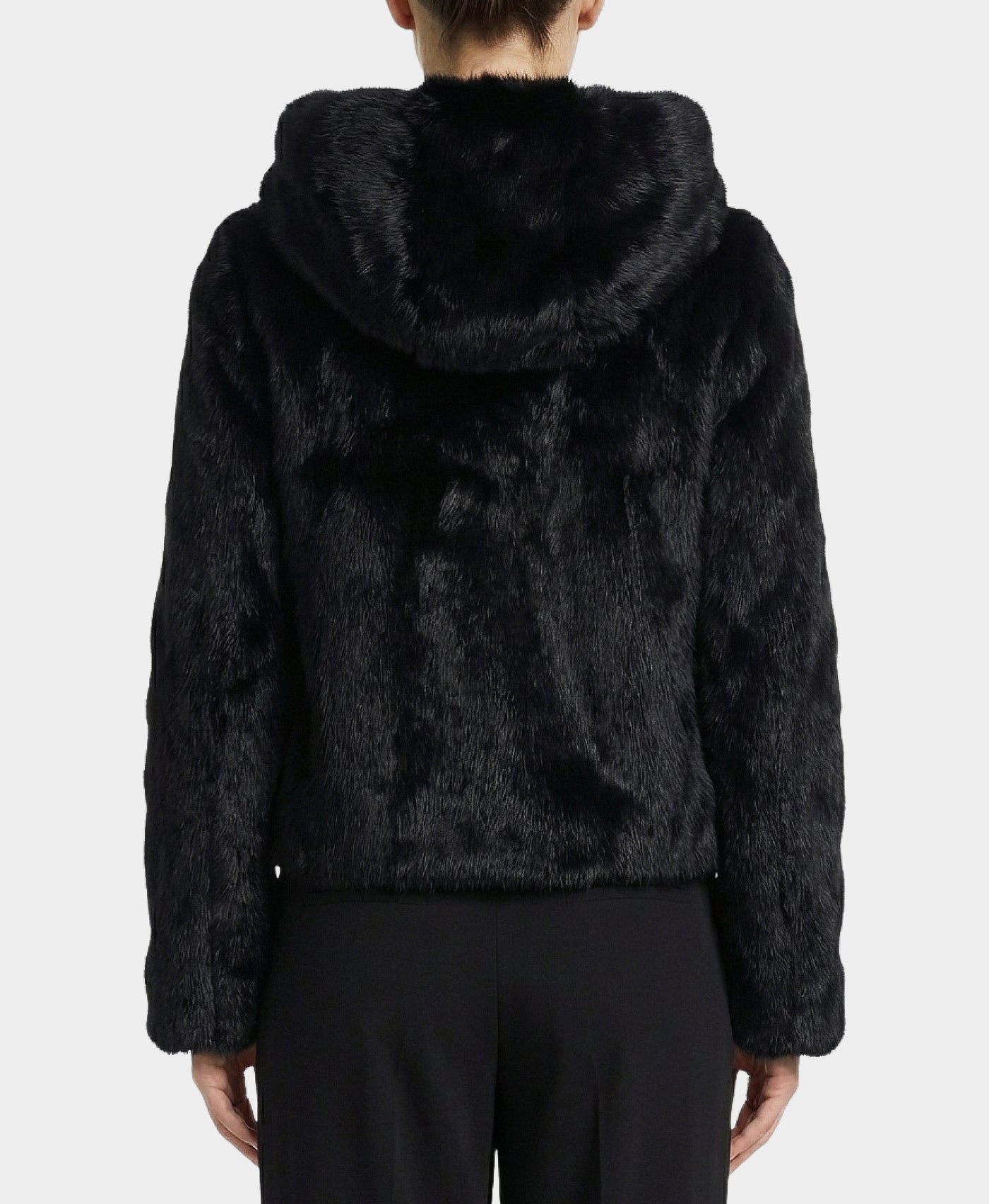Fur Jacket w/ Hood view 2