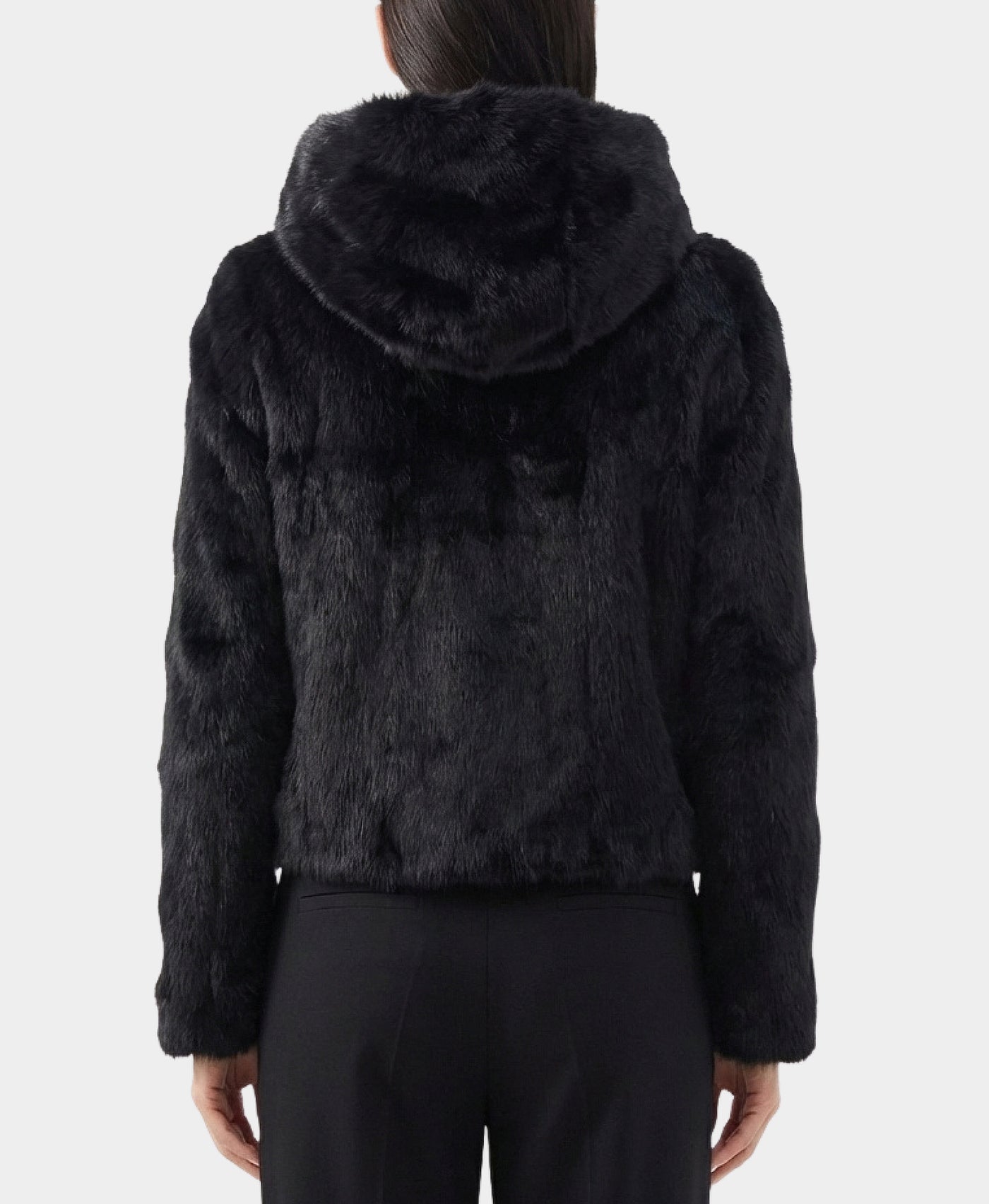 Fur Jacket w/ Hood view 2