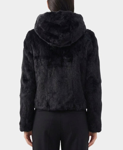 Fur Jacket w/ Hood image 2