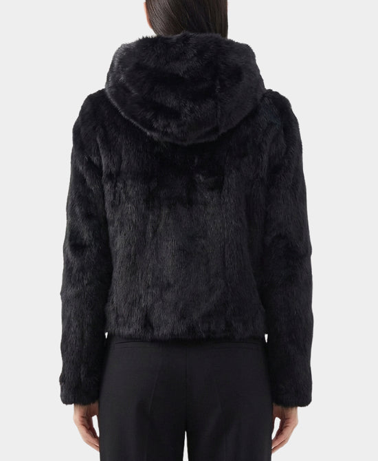 Fur Jacket w/ Hood view 