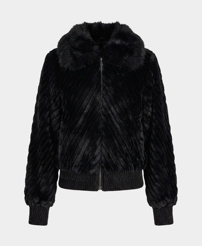 Fur Jacket w/ Fox Fur Trim Hood image 3