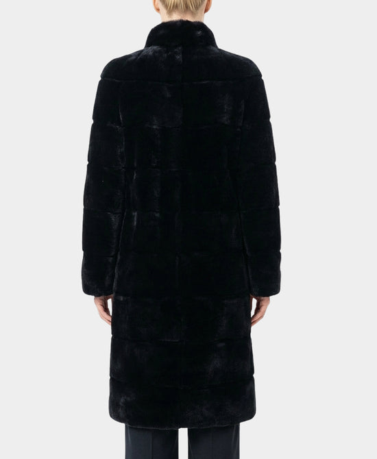 Fur Coat w/ Mink Fur Collar view 
