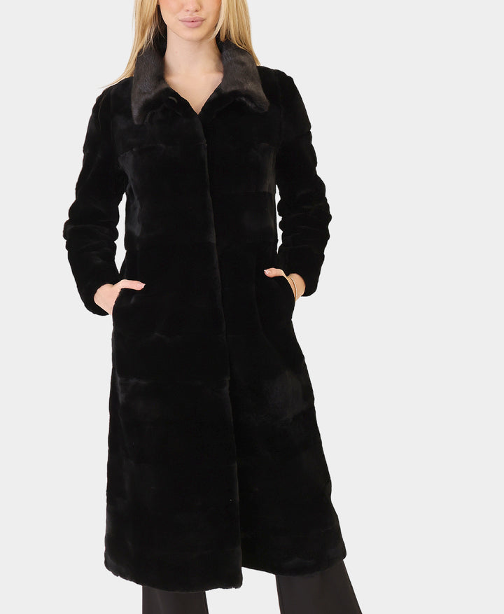 Fur Coat w/ Mink Fur Trim – FOX'S - Online