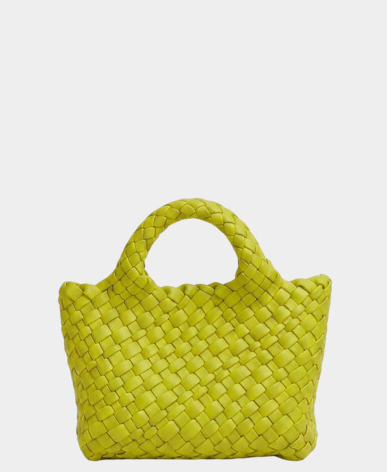 
2in1 Mini Woven Crossbody Bag in CHARTREUSE view 1