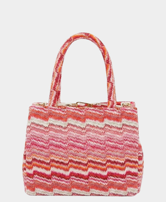 
Small Abstract Pattern Handbag in PINK view 2