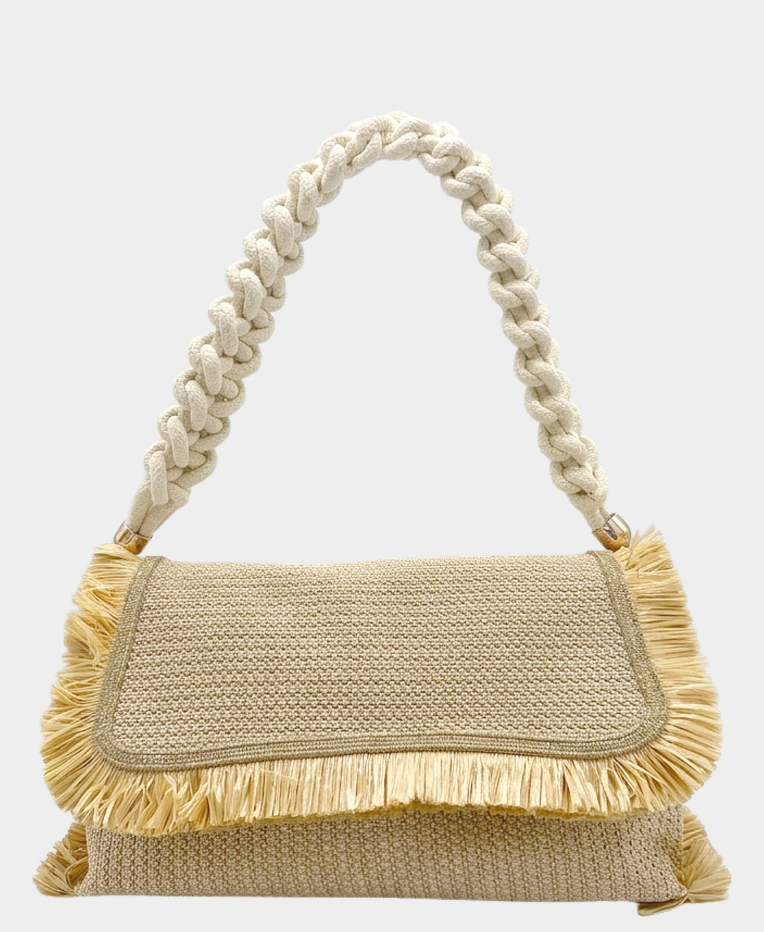 Woven Straw Shoulder Bag – FOX'S - Online
