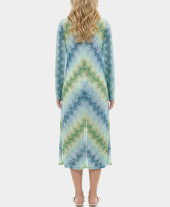
Printed Swim Cover-Up in GREEN MULTI view 2