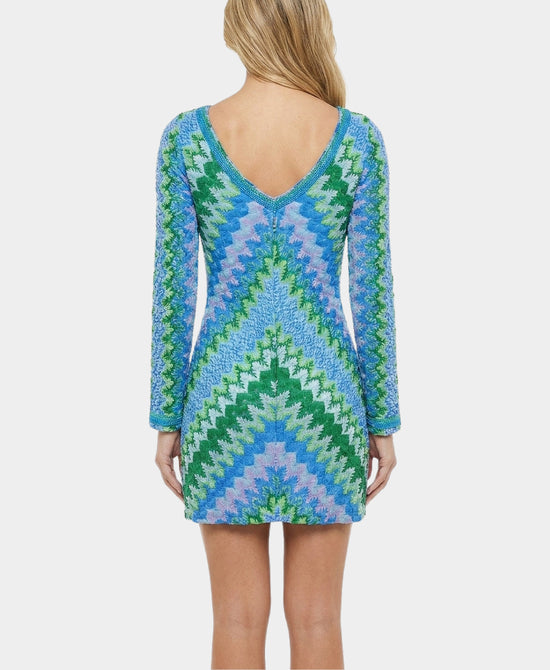 
Printed Dress in BLUE MULTI view 2