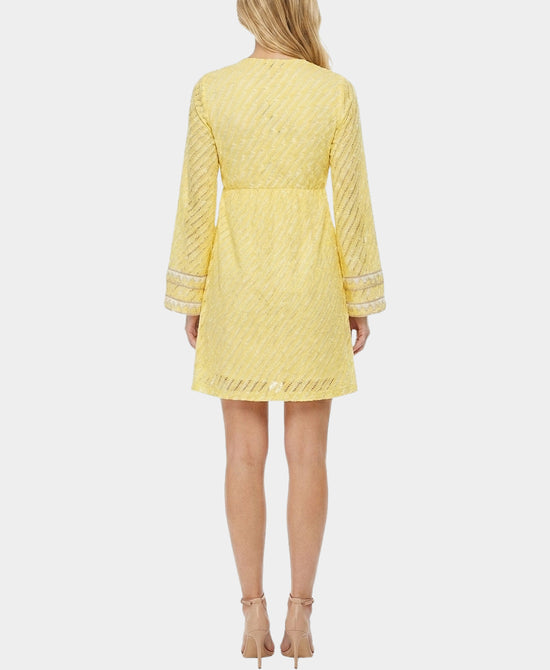 
Printed Dress w/ Fringe in YELLOW view 2