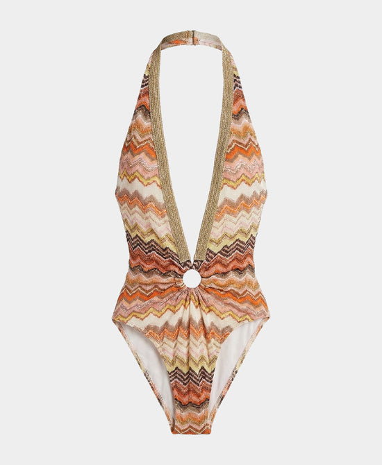 
Printed One-Piece Swimsuit in MULTI view 2
