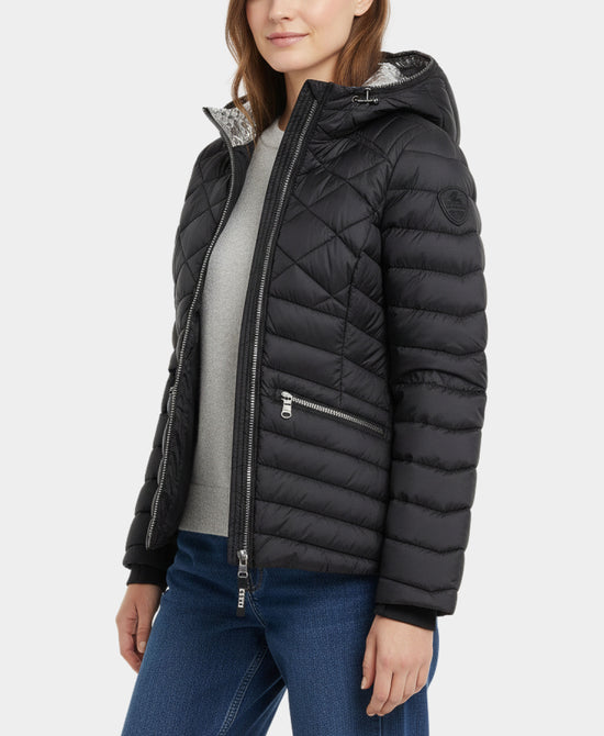 Puffer Jacket w/ Hood view 