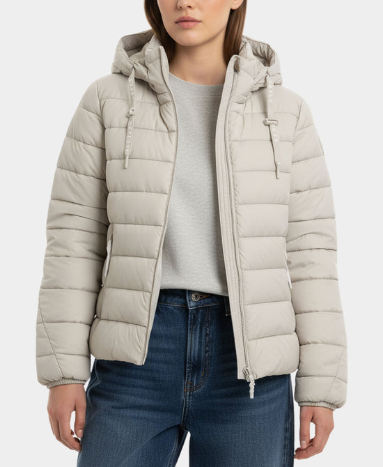 Puffer Jacket w/ Hood view 