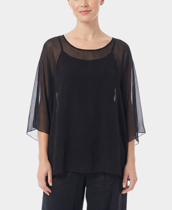 Silk Dolman Sleeve Top view 1