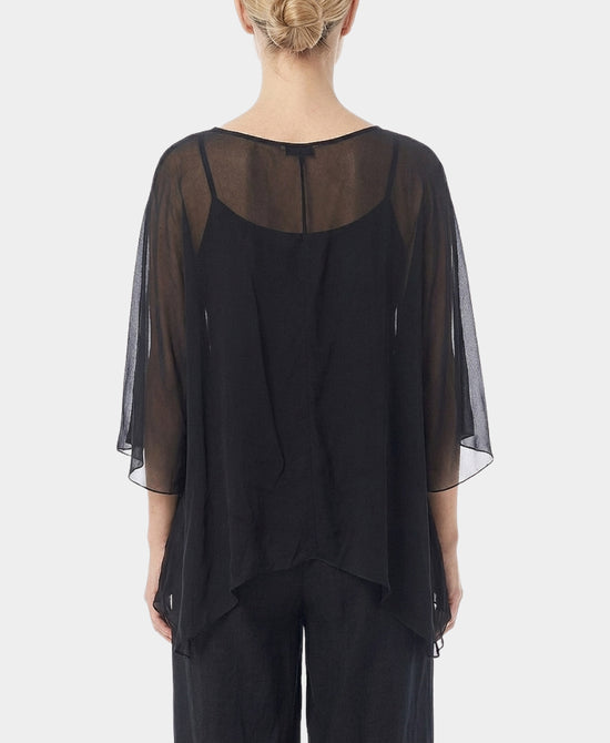 Silk Dolman Sleeve Top view 2