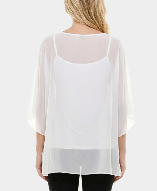 Silk Dolman Sleeve Top view 2