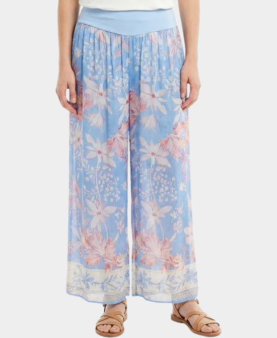 Floral Silk Pants view 1