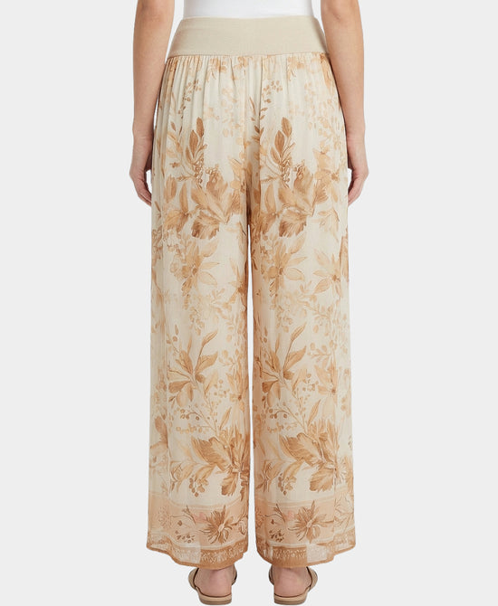 Floral Silk Pants view 2