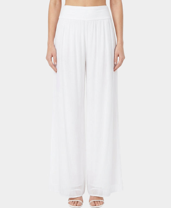 Silk Wide Leg Pants view 1