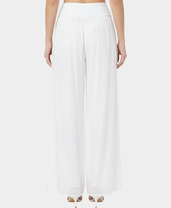Silk Wide Leg Pants view 2