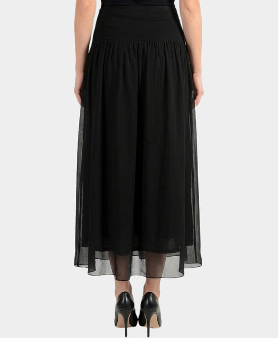 Silk Maxi Skirt view 2