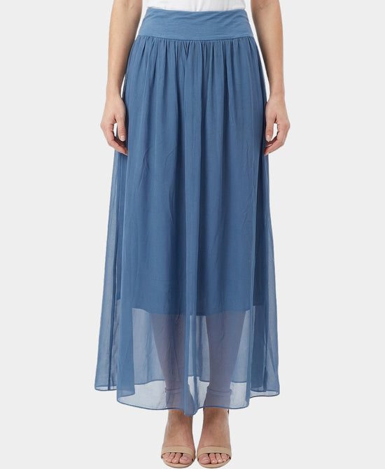 Silk Maxi Skirt view 1