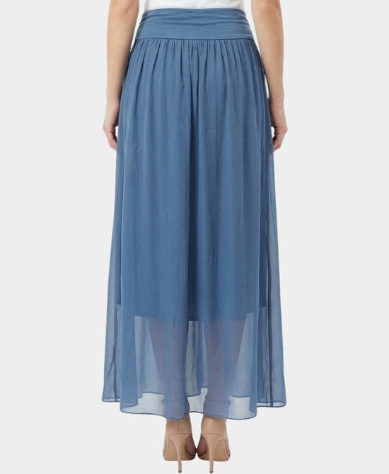 Silk Maxi Skirt view 2