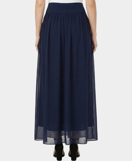 Silk Maxi Skirt view 2