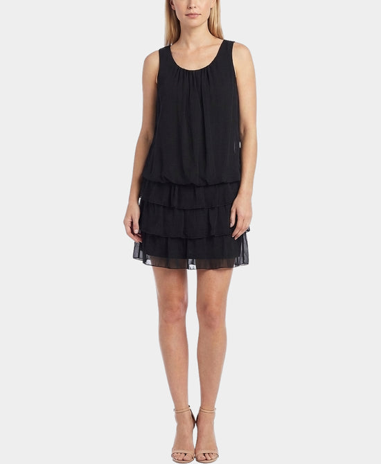 Silk Tiered Dress view 1