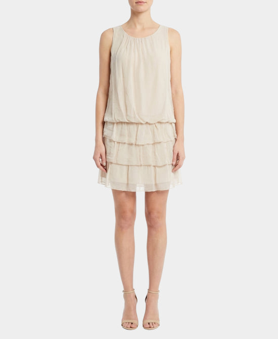 Silk Tiered Dress view 1