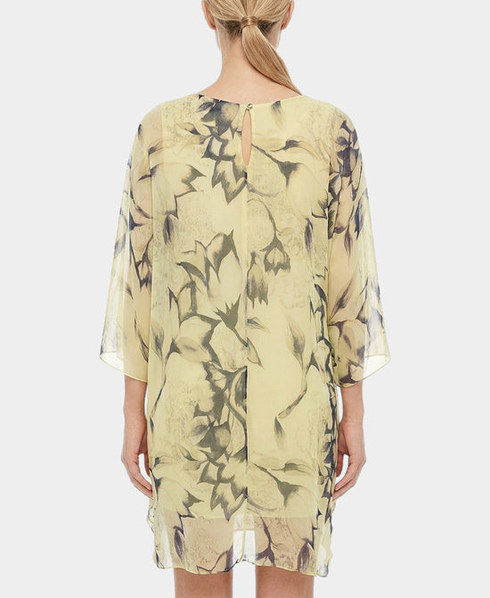 Silk Floral Dress view 2