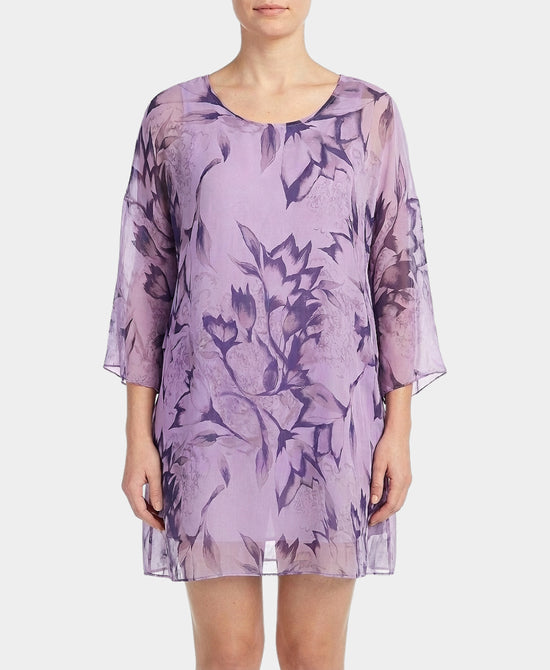 Silk Floral Dress view 1