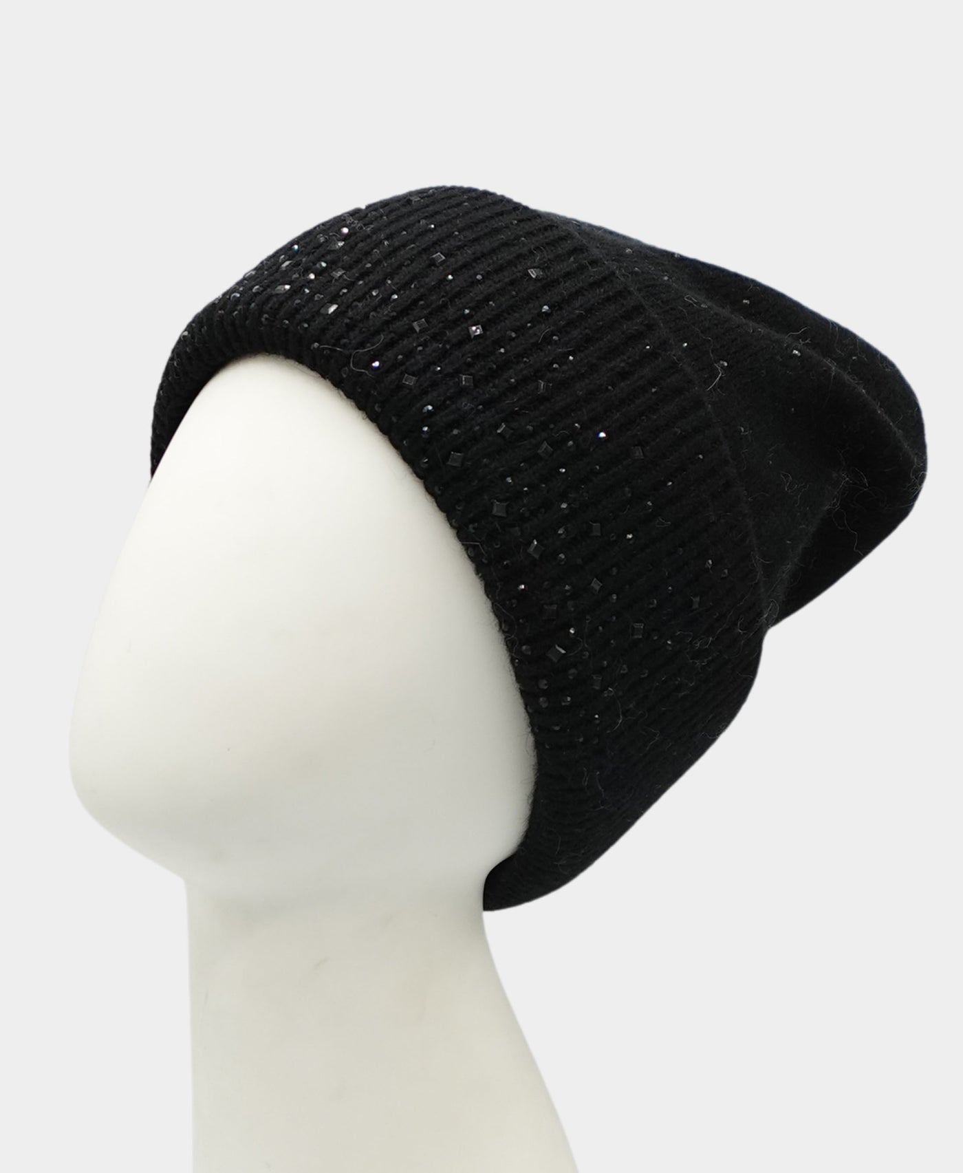 Cashmere Hat w/ Crystals view 1