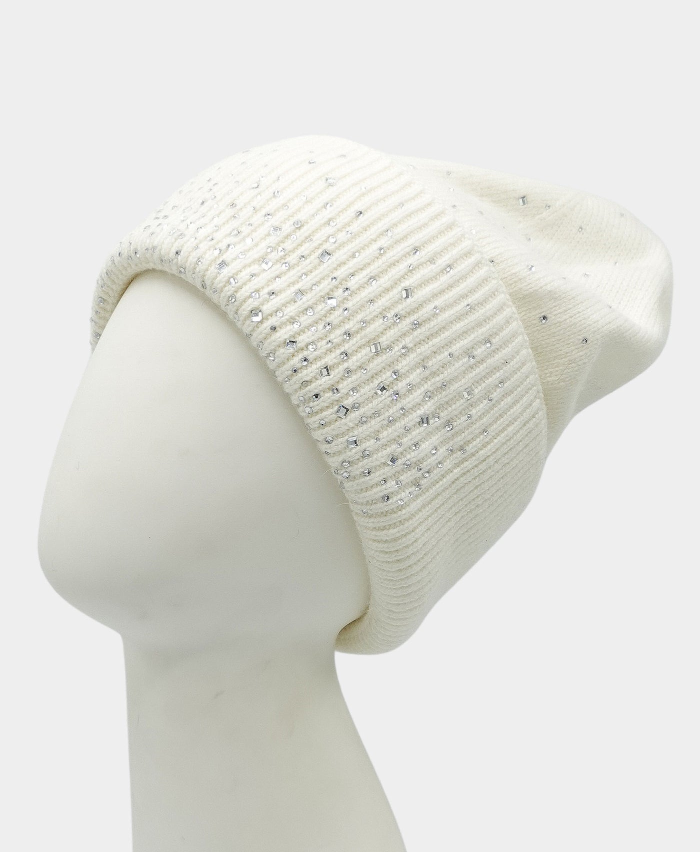 Cashmere Hat w/ Crystals view 1