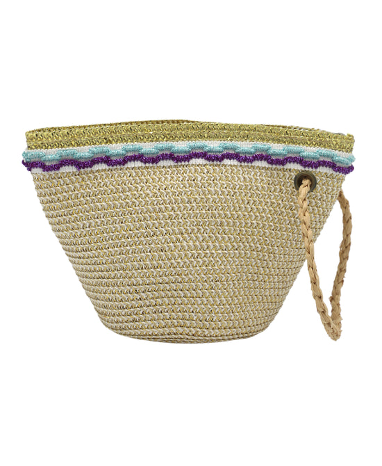 Straw Wristlet view 