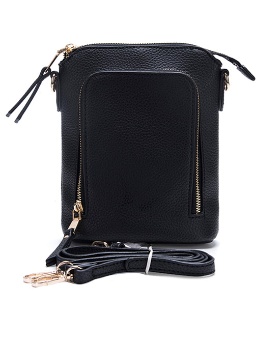 Faux Leather Crossbody Bag view 